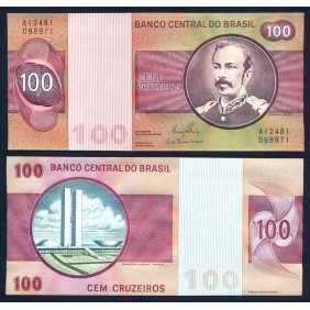BRAZIL 100 Cruzeiros 1981