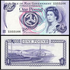 ISLE OF MAN 1 Pound 1990