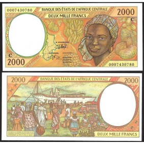 CONGO (C.A.S.) 2000 Francs...