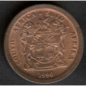 SOUTH AFRICA 5 Cents 1990