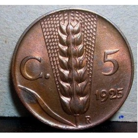 5 CENTESIMI 1925