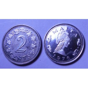 MALTA 2 Cents 1976 Proof