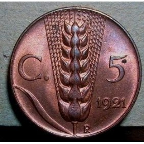 5 Centesimi 1921
