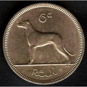 IRELAND 6 Pence 1966