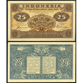 INDONESIA 25 Sen 1947