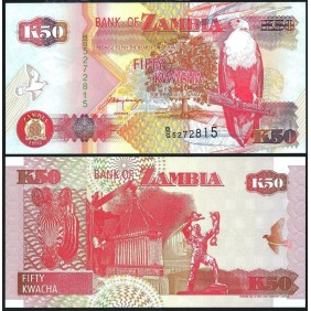 ZAMBIA 50 Kwacha 1992