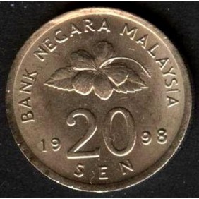 MALAYSIA 20 Sen 1998