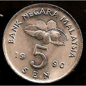 MALAYSIA 5 Sen 1990