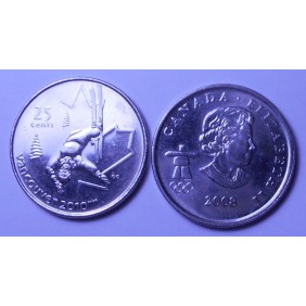 CANADA 25 Cents 2008...