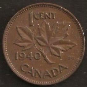 CANADA 1 Cent 1940