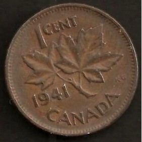 CANADA 1 Cent 1941