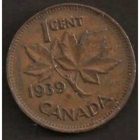 CANADA 1 Cent 1939