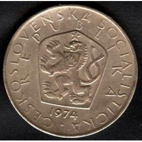 CZECHOSLOVAKIA 5 Korun 1974