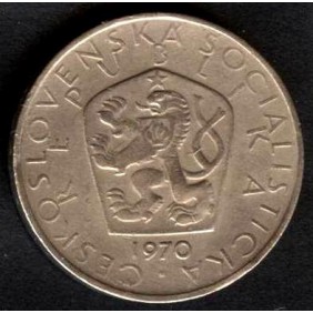 CZECHOSLOVAKIA 5 Korun 1970