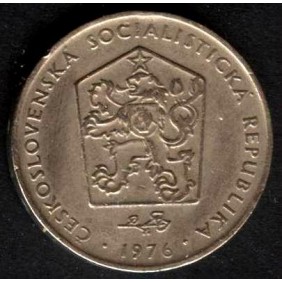 CZECHOSLOVAKIA 2 Koruny 1976