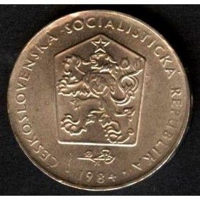 CZECHOSLOVAKIA 2 Koruny 1984