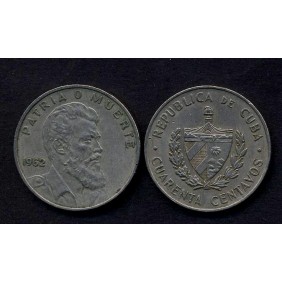 CUBA 40 Centavos 1962...