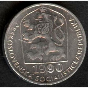 CZECHOSLOVAKIA 5 Haleru 1990