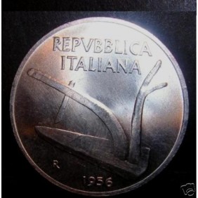 10 LIRE 1956