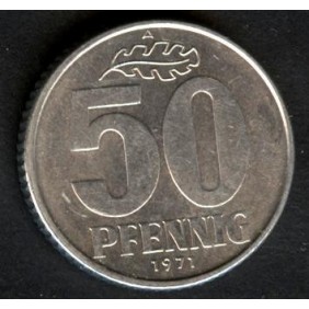 DDR 50 Pfennig 1971