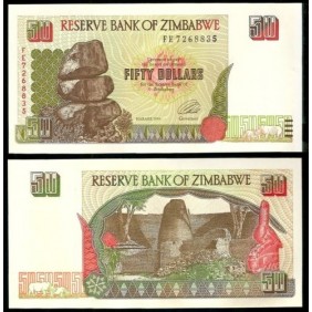 ZIMBABWE 50 Dollars 1994