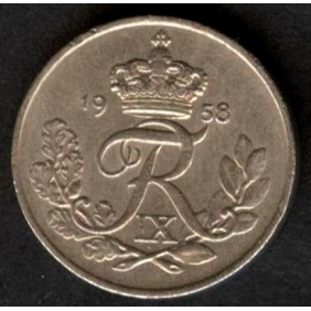 DENMARK 10 Ore 1958