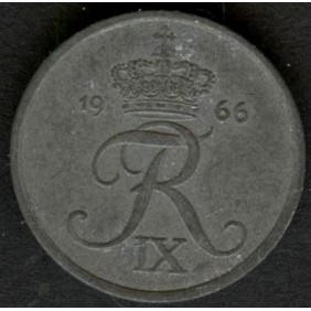 DENMARK 1 Ore 1966