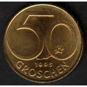 AUSTRIA 50 Groschen 1995