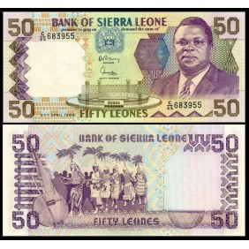 SIERRA LEONE 50 Leones 1989