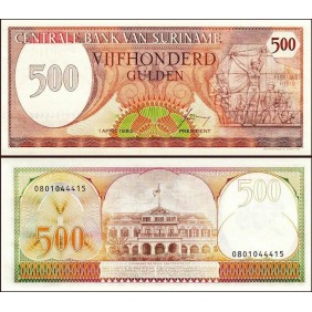 SURINAME 500 Gulden 1982