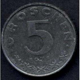 AUSTRIA 5 Groschen 1971