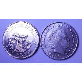 JERSEY 10 Pence 2002