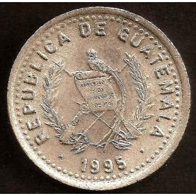 GUATEMALA 10 Centavos 1995