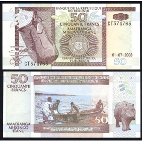 BURUNDI 50 Francs 2003