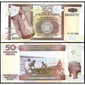 BURUNDI 50 Francs 2006