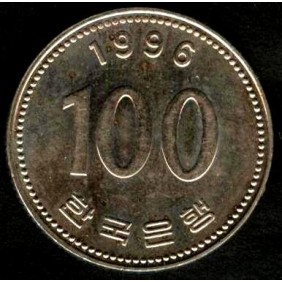 SOUTH KOREA 100 Won 1996