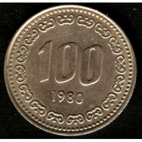 SOUTH KOREA 100 Won 1980