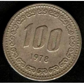SOUTH KOREA 100 Won 1978