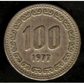SOUTH KOREA 100 Won 1977