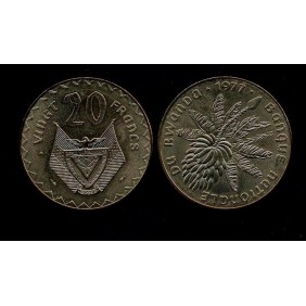 RWANDA 20 Francs 1977