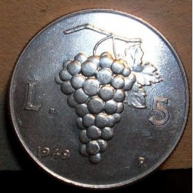 5 Lire 1950