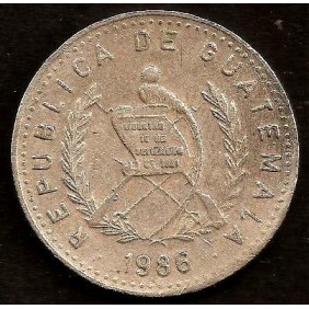 GUATEMALA 10 Centavos 1986