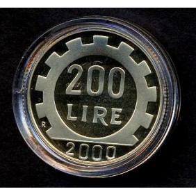 200 Lire 2000 Proof