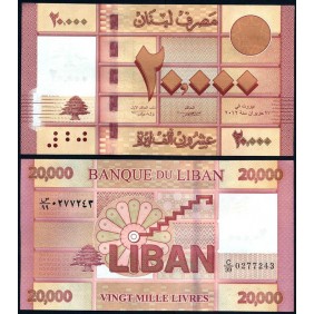 LEBANON 20.000 Livres 2012