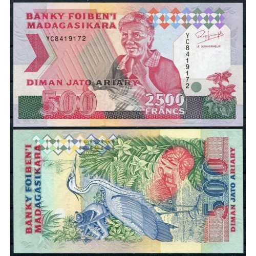 MADAGASCAR 2500 Francs -...