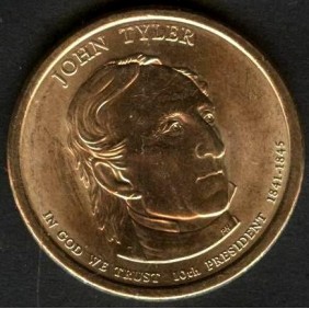 USA 1 Dollar 2009 P John Tyler