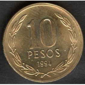 CHILE 10 Pesos 1994