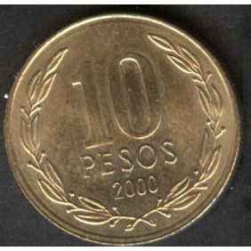 CHILE 10 Pesos 2000
