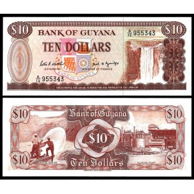 GUYANA 10 Dollars 1989