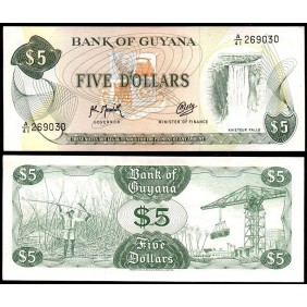GUYANA 5 Dollars 1992